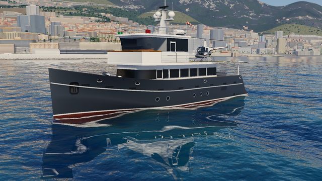 The Explorer yacht 24, a expedition yacht with helideck, in Yacht Skipper