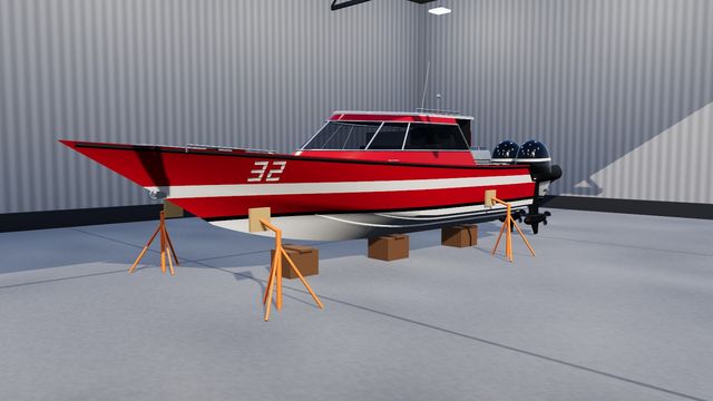 The Offshore racer 32, a offshore race boat, in Yacht Skipper