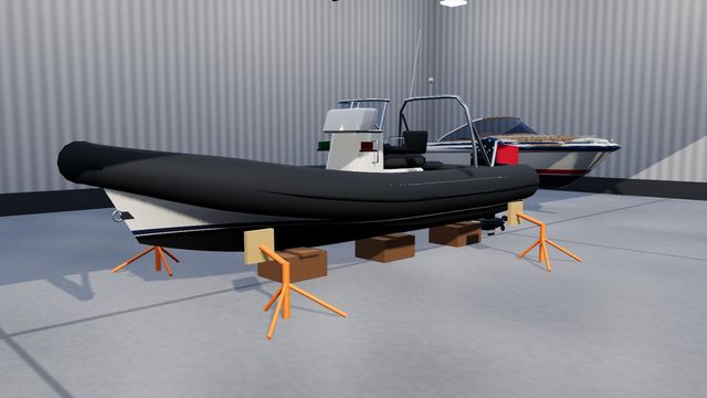 The RIB 650, a rigid inflatable, in Yacht Skipper